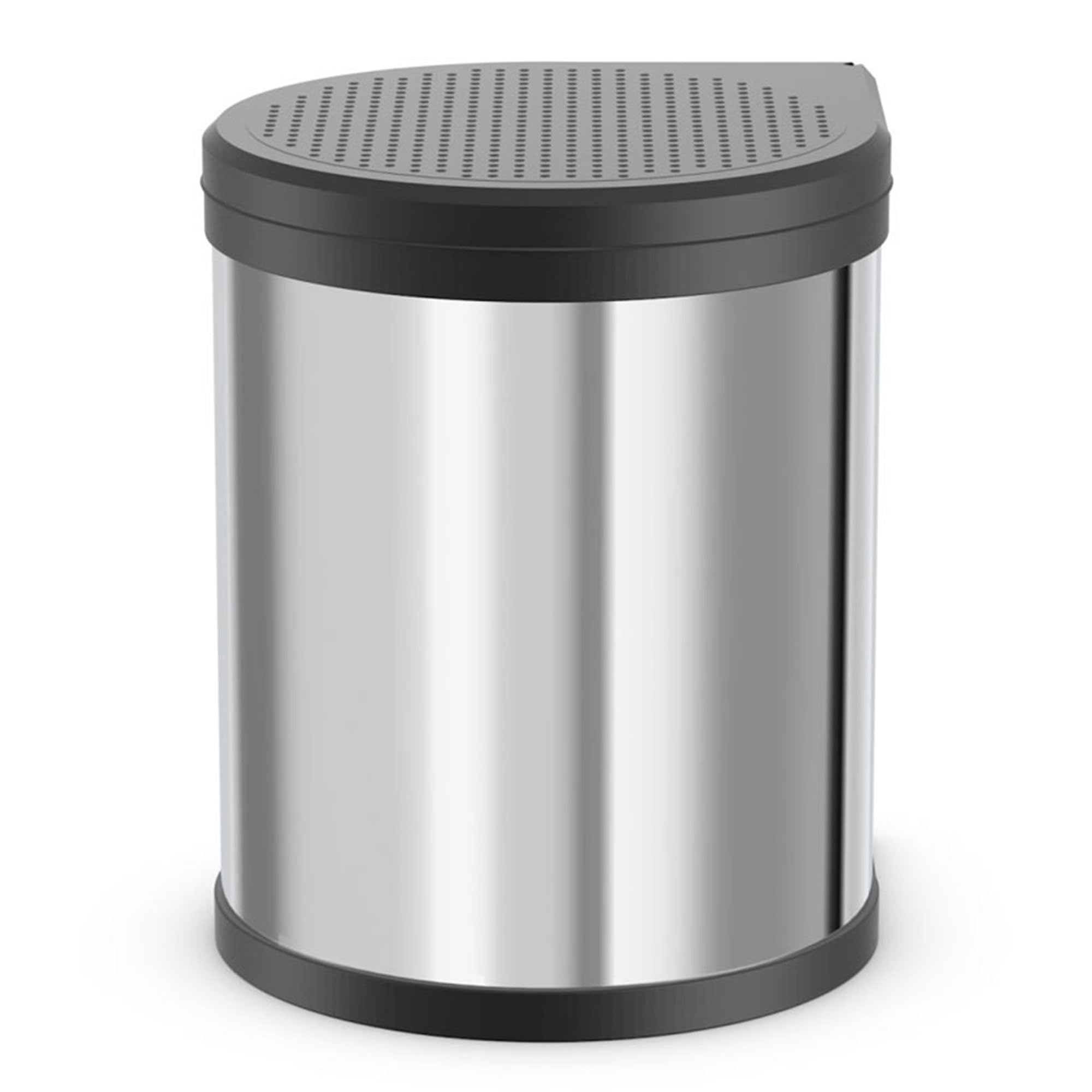 Hailo 3555-101 Compact-Box Stainless Steel Bin, 15L