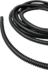 On1shelf Black Cable Tidy Sleeve 10mm x 10m Flexible Conduit Split Plastic view 7