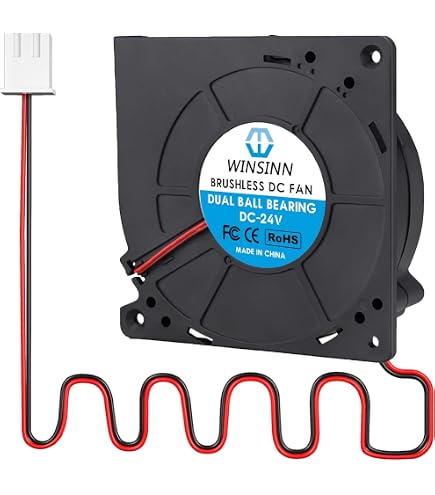Amazon.com: WINSINN DC 120mm Blower Fan 12V 12032 Dual Ball