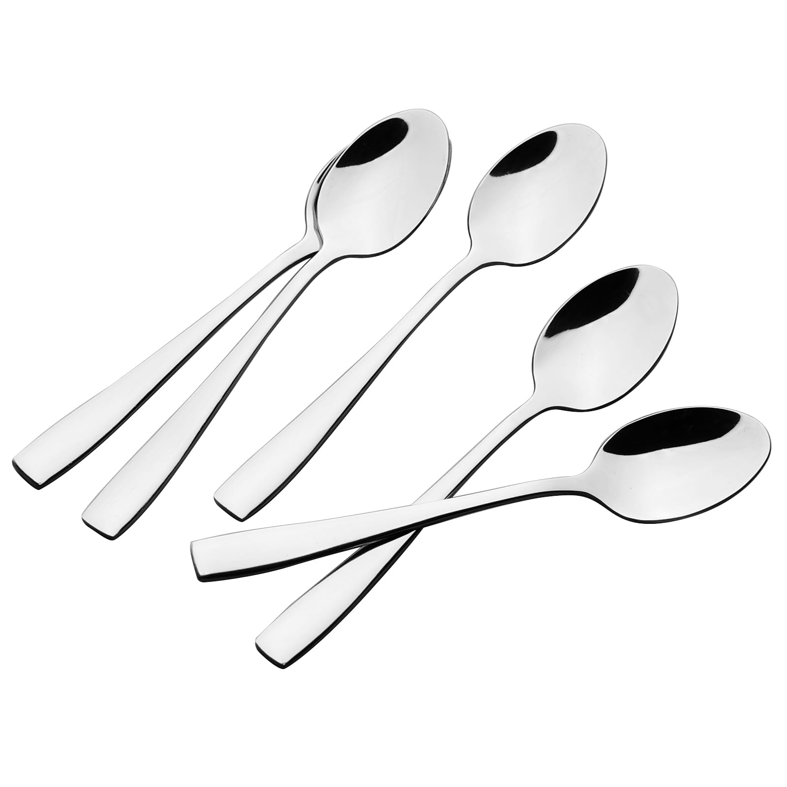 Bringer 12-Piece Coffee Spoons, Stainless Steel Mini Espresso Spoons