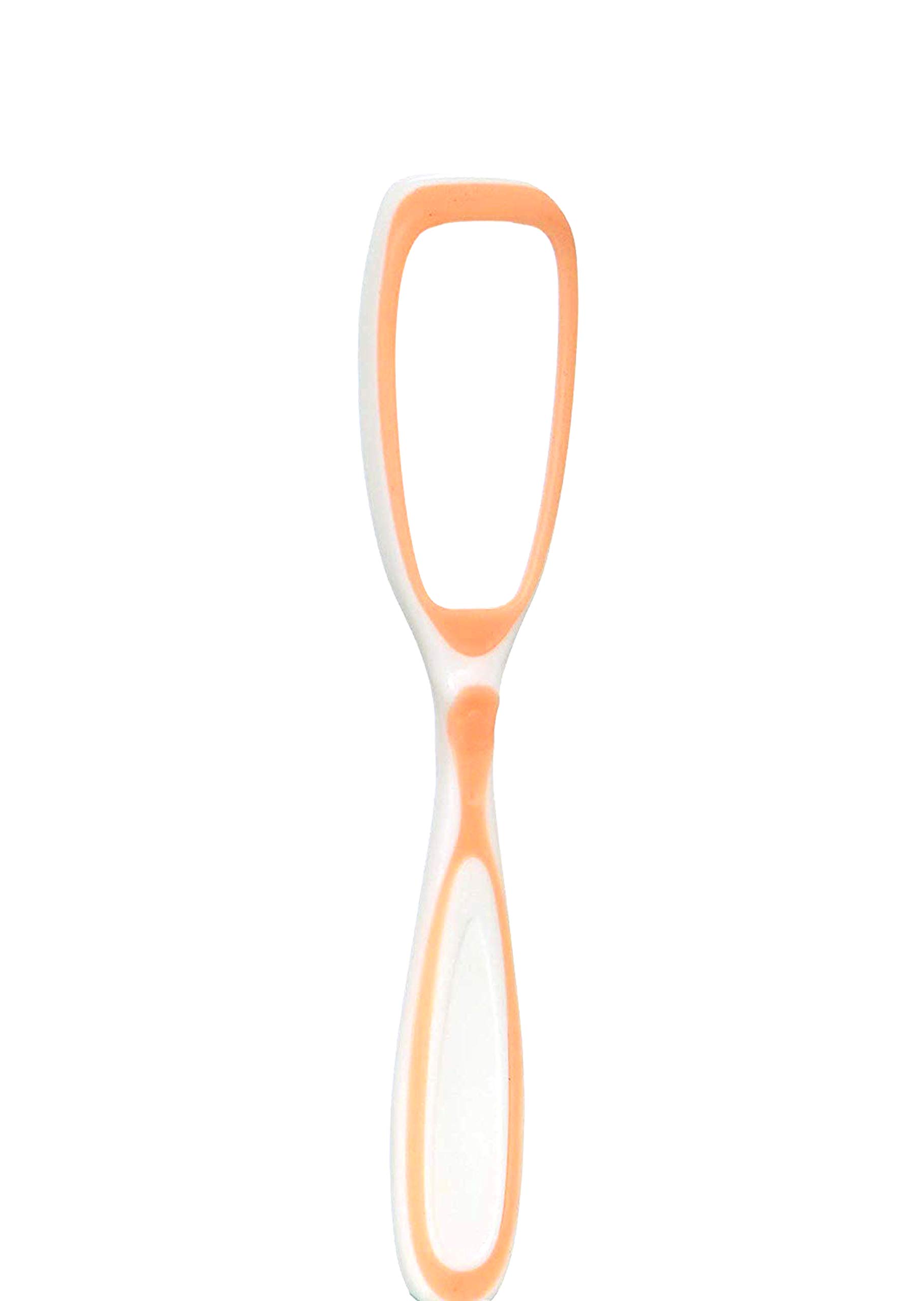 1 x Tongue Cleaners Quality Tongue Scraper Round Shape (Orange)