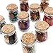 Sealing Wax Beads Set, Yoption 120 Pieces Red Gold Star Shape Seal Wax Kit with 1 Wax Melting Spoon and 2 Candles for Wax Seal Stamp (Red Gold)