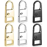 Deoward Zipper Pull, 6 PCS Replacement Metal Zipper Handle Mend Fixer Tab for Luggage, Suitcases, Backpacks, Jackets, Purses, Handbags (Small Size Style)