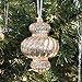 glasburg Christmas Tree Ornaments - Collection of Large Sparkly Mercury Glass Bulbs for Shiny Holiday Trees, Wreaths & Garland - Great for Vintage Looking Decorations - 17 Fancy Assorted Sizes, Silver