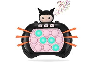 ROUSKY Quick Push Bubble Game for Kids & Adults,Mini-Handheld Fast Speed Push Game,Relieving Stress Pop Fidget Game Toys for Boys, Girls, Teens (Fox)