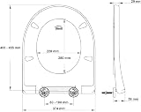 Bemis Click & Clean D-Shape Toilet Seat with Soft-Close, Antibacterial view 3