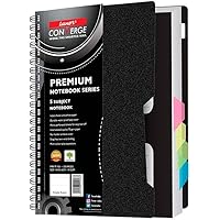 Luxor 5 Subject Single Ruled Notebook - A5 Size, 70 GSM, 300 Pages