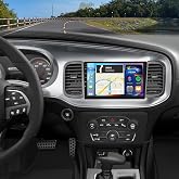 [2+64] Volxcereo Car Radio for Dodge Charger 2011 2012 2013 2014 (LHD) | 9 inch Android Touchscreen Stereo with Carplay / Android Auto, GPS Navigation, WiFi, Bluetooth, SWC, FM/RDS