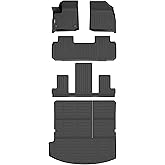 Wailtnb- for Buick Enclave 2018-2024 Floor Mat Cargo Mat All Weather Automotive Floor Liner Car Mat Custom Fit for Enclave Accessories Black