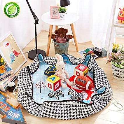 Amazon おもちゃ収納バッグ おもちゃマット おもちゃ 片付け 収納袋 特大サイズ 片づけ簡単 赤ずきんちゃん ベビージム プレイマット ベビー マタニティ 通販