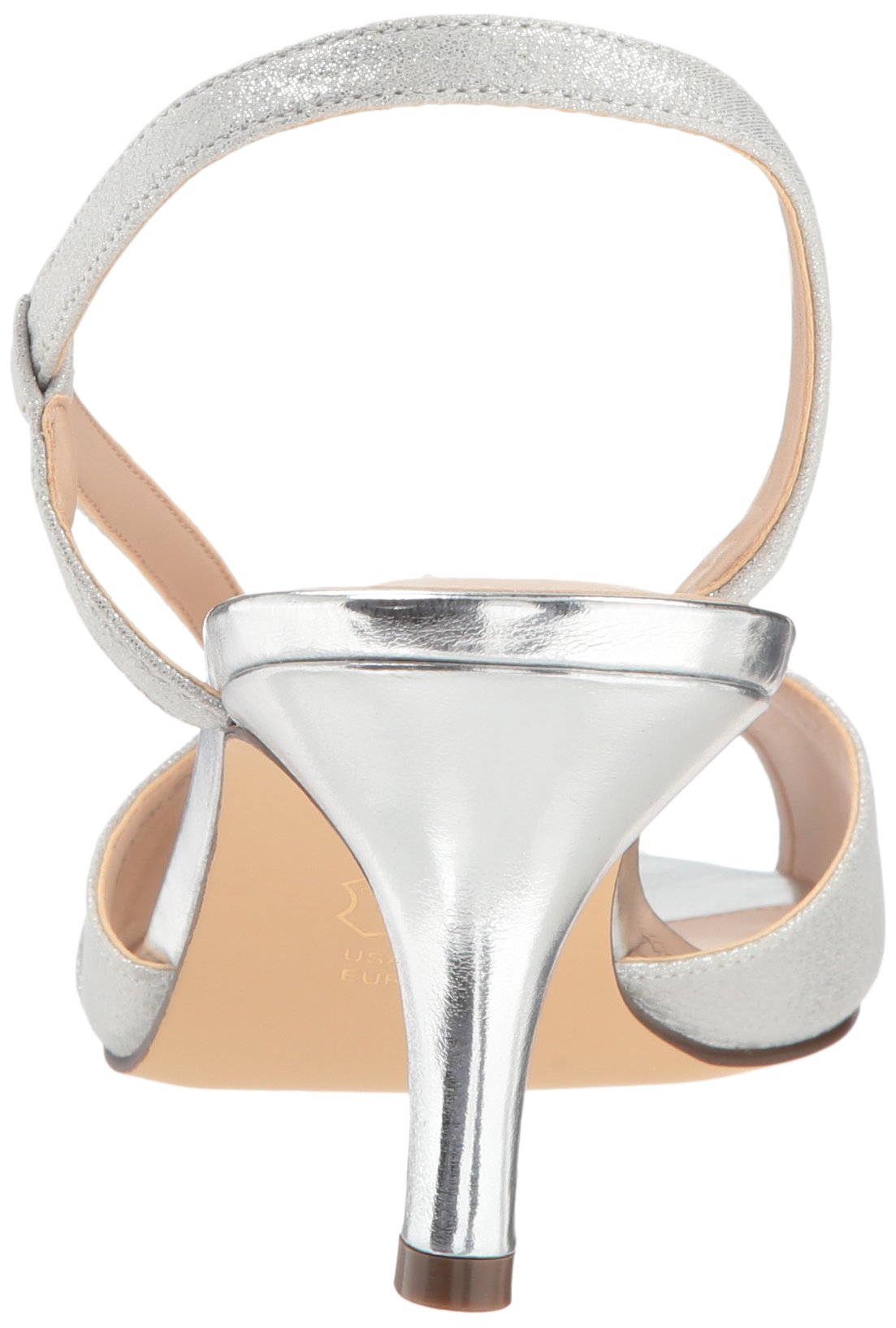 NINA Women's Cabell Heeled Sandal, true silver, 8 M US - Image 3