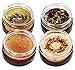 Rubbermaid Brilliance Dressing Storage Container, 1.5 Ounce, Clear, 4 Pack