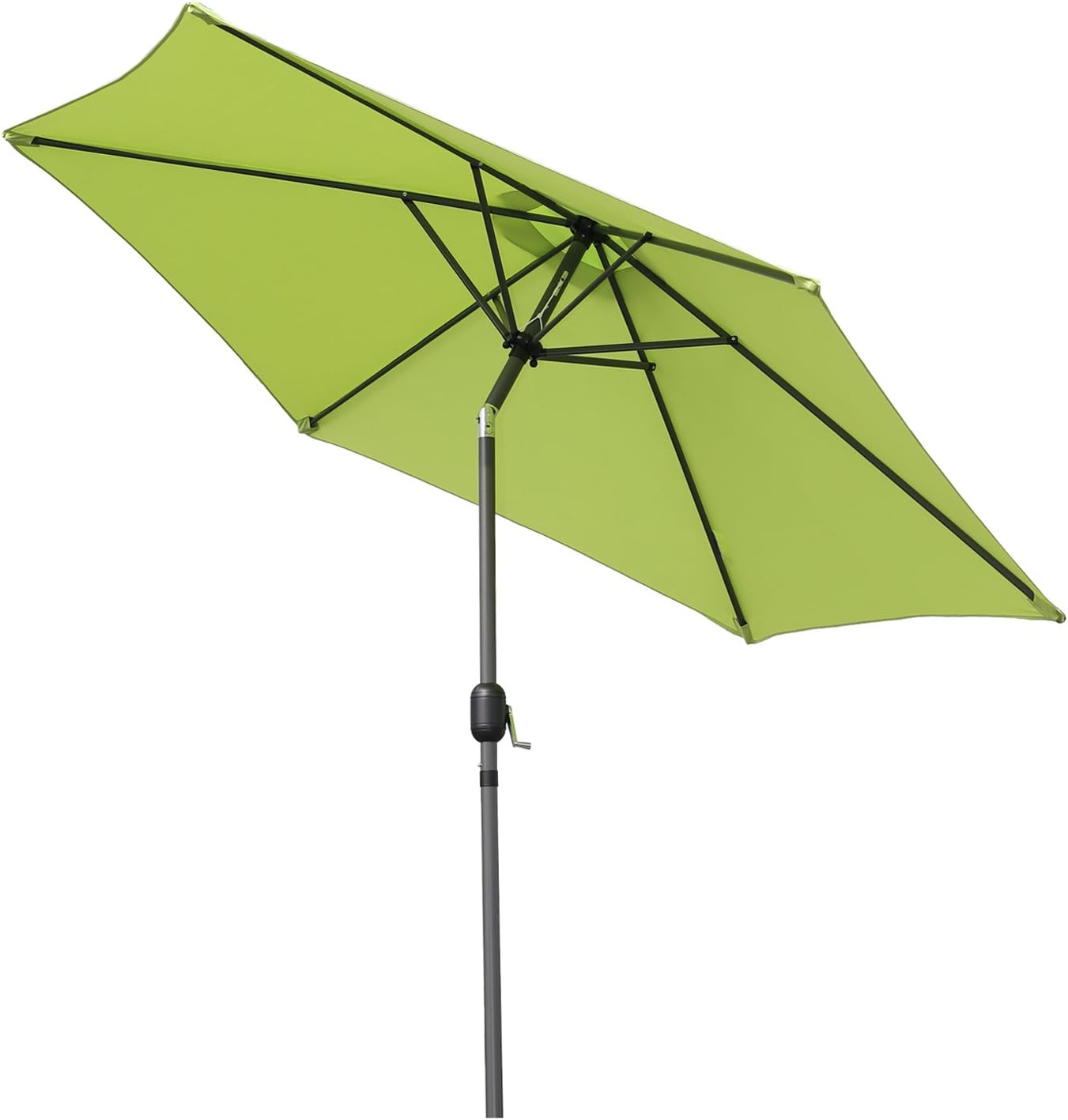Angel Living Parasol de Jardin en Aluminium de 270cm, avec Mécanisme et
