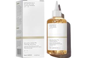LONNIY Glycolic Acid 7% Exfoliating Toner 8.44 fl Oz, Glycolic Acid Toning Solution for Diminished Dullness & Fine Lines, Reduces Skin Blemishes, Rejuvenate Your Skin (240 ML)
