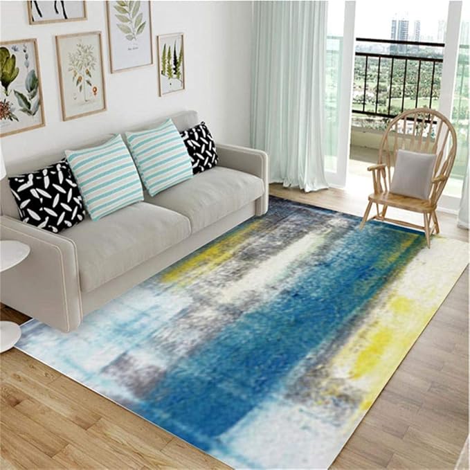 WBDYMX la Alfombra para Salon Antideslizante Lavabile Alfombras Diseño