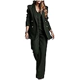 YINGBOFU Women's Herringbone Tweed 3 Piece Suit Business Casual Office Work Outfits