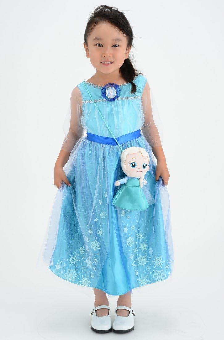 Amazon 国内販売正規品 ディズニー アナと雪の女王 エルサ おしゃれドレス キッズコスチューム 女の子 100cm 110cm キッズコスチューム おもちゃ