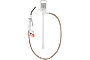 Deway Automatic Fuel Transfer Stick Pump with Hand Trigger & 59" PVC Hose - 2.6 GPM Battery Powered Gas Pump for Gasoline, Di