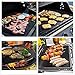 Grill Mat, Super Large Double-side 100% Non-stick and Heat Resistant BBQ Grill & Baking Mats, Set of 5, 13
