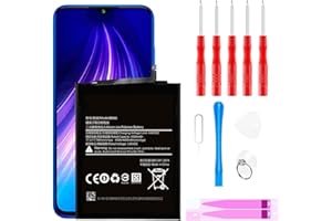 Qoutmcuy BN46 Battery,Higher Capacity Replacement Battery for Xiaomi Redmi Note 8 with Repair Tool Kit