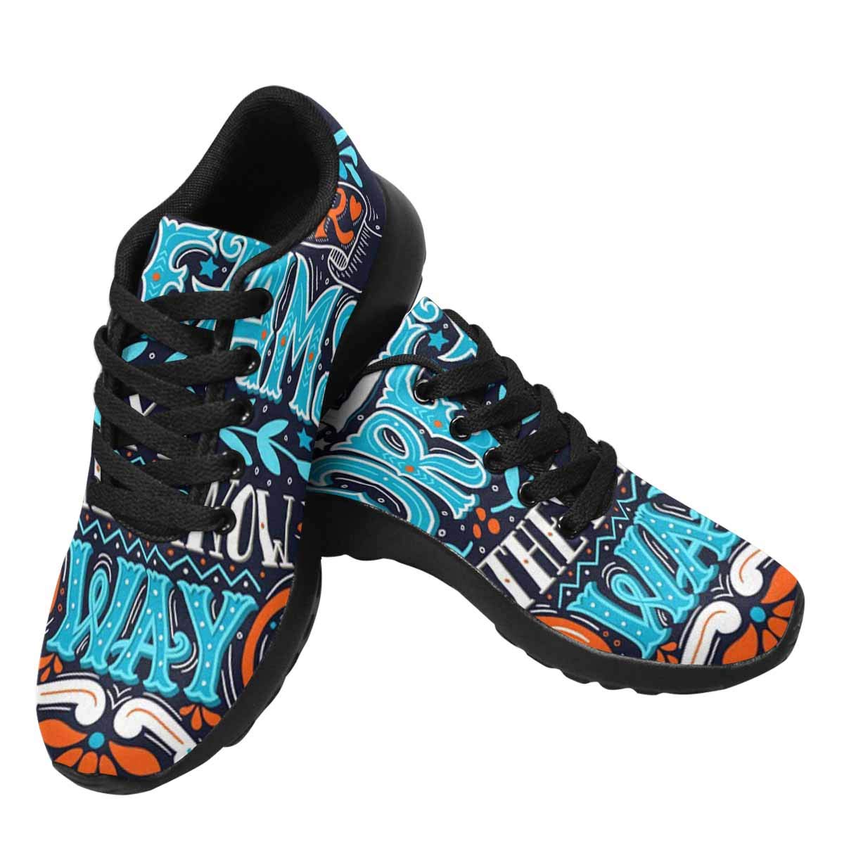 INTERESTPRINT Women's Running Shoes - Casual Breathable Athletic Tennis Sneakers Follow Your Dreams,
