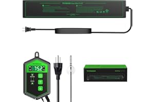 VIVOSUN 3" x 20" Seedling Heat Mat and Digital Thermostat Combo Set, UL & MET-Certified Heating Pad for Hydroponic, Kombucha Tea, Brewing, Fermentation & Plant Germination