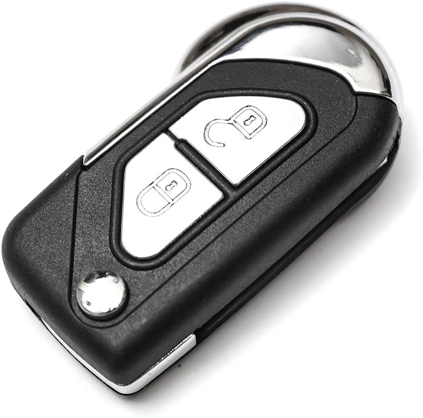 2 Buttons KEY CASE FLIP WITH Essel Remote Control Auto Key for Citroen C3/DS3