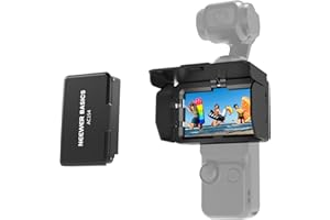 NEEWER Screen Sunshade Compatible with DJI OSMO Pocket 3 Accessories, 3 Sided Foldable Anti Glare Camera Screen Sun Hood Prot