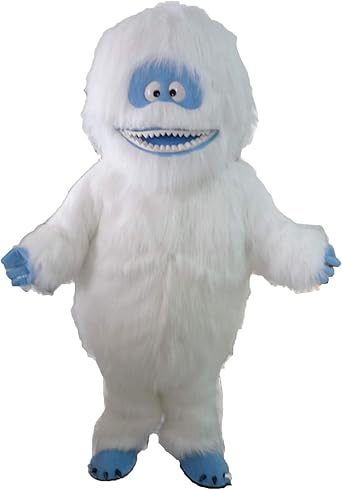 Amazon Com Yeti Costume Adult Yeti Mascot Monster Mascot Costume Halloween Dress Holiday Mascots Clothing
