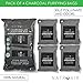 Charcoal Air Purifying Bags -4 pk - Natural Bamboo Purifier and Dehumidifier for Cars, Closets and Pet Homes- Absorbs and Removes Odors and Mildew - Lasts up to 2 Years - By Natroair