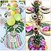 KUUQA 24 Pcs Tropical Palm Leaves Luau Party Decoration Artificial Simulation Tropical Monstera Plant Leaves for Hawaiian Safari Jungle Beach ThemeBeach Theme BBQ Party Decorations Supplies (2 Styles)