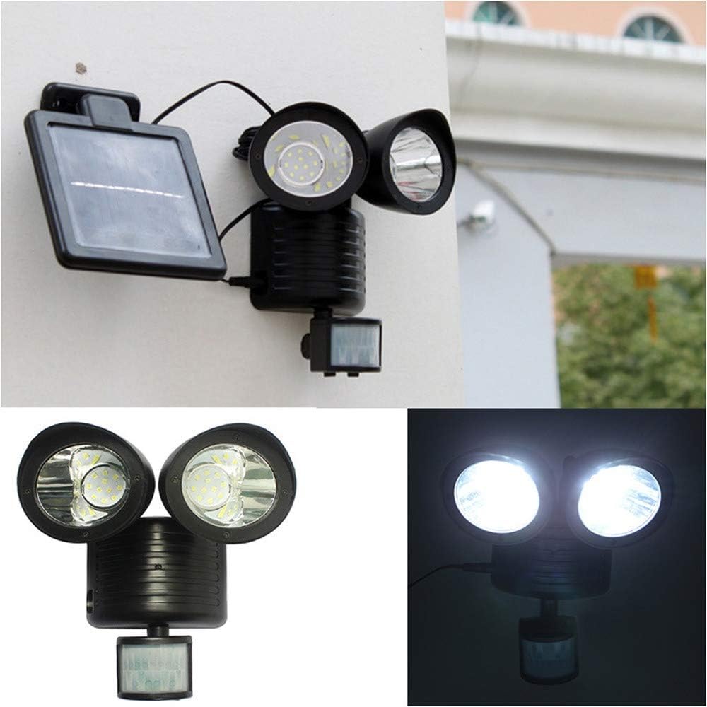 Detector de Seguridad Dual Solar Spot Light Sensor de ...