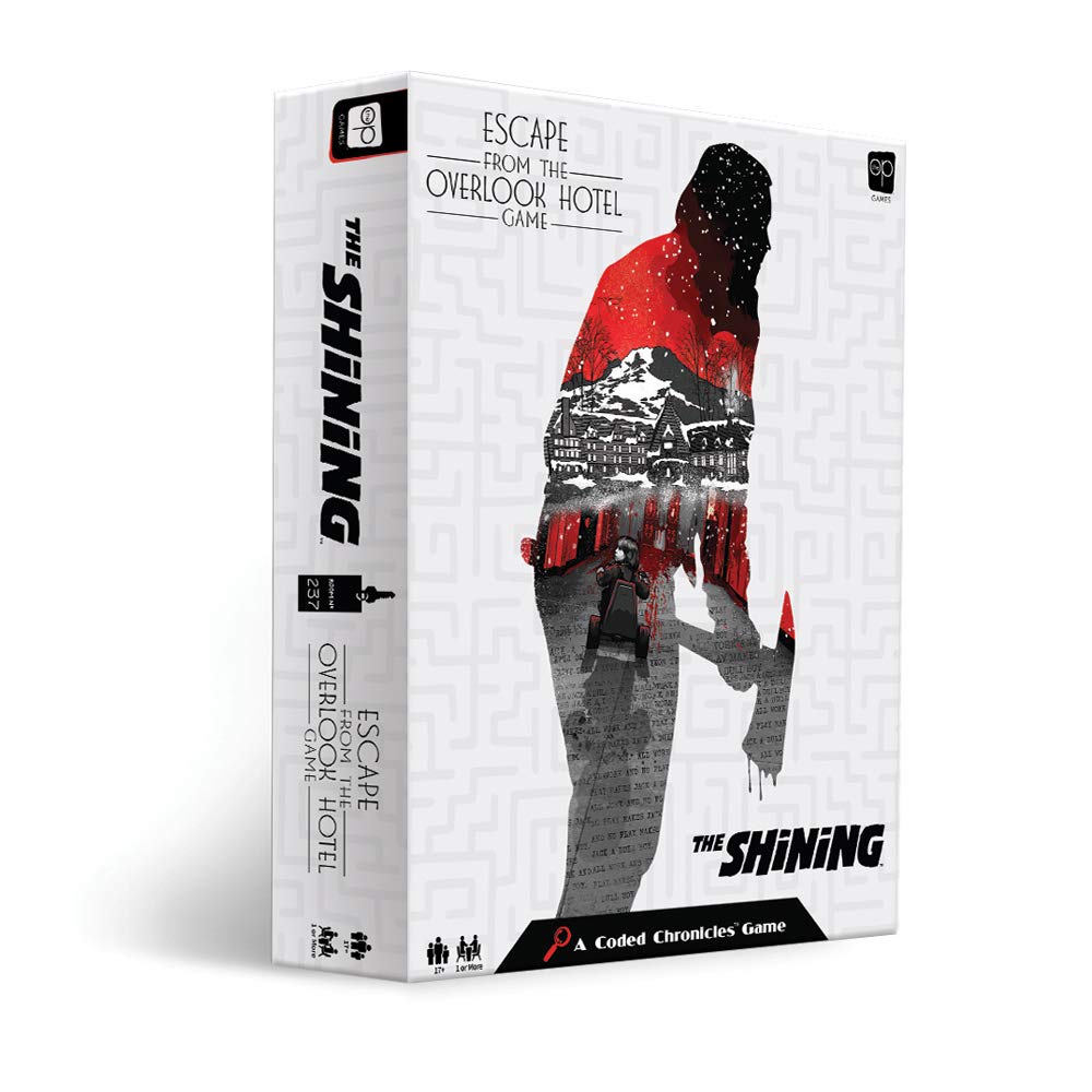 USAopoly | Shining: Escape from the Overlook Hotel-A Coded Chronicles Game - Board Game | 1 + Players | 120 Minutes Playing Time | Ages 17+