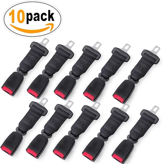 Seat Belt Extender 10 Packs Seatbelt Extension E11 Safety Certified(7