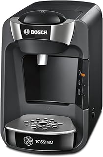 Tassimo Suny Kapselmaschine TAS3202 Kaffeemaschine by Bosch, über 70 Getränke, vollautomatisch, geeignet für alle Tassen, nahezu keine Aufheizzeit, 1300 W, schwarz