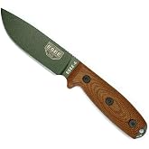 ESEE-4 1095 Carbon Steel, Black Sheath (OD Green Blade, Natural Canvas Micarta 3D Handle)