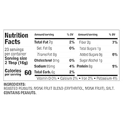 PBfit No Sugar Added Peanut Butter Powder, Powdered