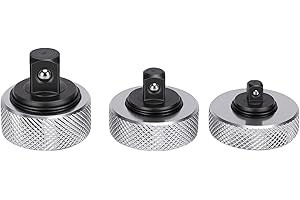 Eujgoov 3Pcs Mini Ratchet Wrench Set, 1/4 3/8 1/2 Inch Drive Reversible Thumb Ratcheting Wrench with Compact Design for Tight