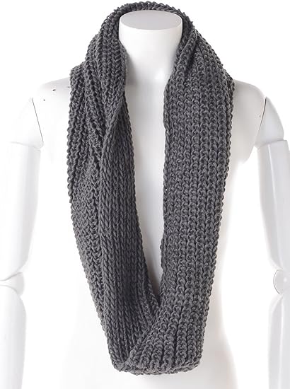 Amazon グレー F ステラロッサ Stellarosa 畦編み ニット スヌード ボリューム ネックウォーマー 男女兼用 ケーブルニット スヌードマフラー スヌードメンズ メンズスヌード スヌードレディース レディーススヌード ネックウォーマーメンズ ネックウォーマーメンズ