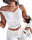 CHICME 2-Pack Lace Bralettes for Women Sexy