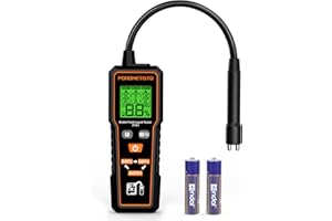 POROMETISTO FT01 Brake Fluid Tester with Flashlight,Built-in Calibration Resistor,Brake Fluid Moisture Tester with 8.5-Inch Corrosion Resistance Probe and Data Hold,for DOT3,DOT4,DOT5.1