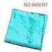 Play Tailor Sequin Pillow Cover Cushion Covers 16x16in Flip Sequins Decorative Throw Pillow Case, Teal Blue and Fushia