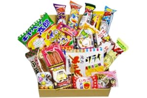 AKIBA KING Japanese Candy Dagashi Box 20pcs Umaibo Snack Gummy potato Chip Kitty chocolate w/ AKIBAKING Sticker