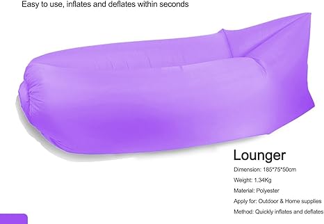 Lazymate Top Quality Airbed Inflatable Lounger Hangout Beach