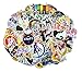84PCS Sailor Moon Sticker Cool Vinyl Decals, Kid Adult Children Clear Stickers No-Duplicate Waterproof Decal for iPhone Mac Book Bottle Skateboard Guitar Case Car Bike Bumper Luggage Door Decoration