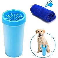 Hunde Pfotenreiniger Mit Silikon-Bürste - Wasserloser Schaum Für Saubere Pfoten