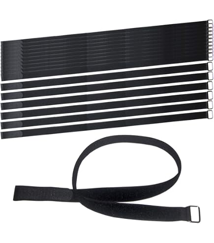 AIRNIX 4x 36 x 2 31 useable Hook and Loop Nylon Cinch Straps