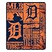 MLB Detroit Tigers Strength Printed Fleece Throw, 50-inch by 60-inch