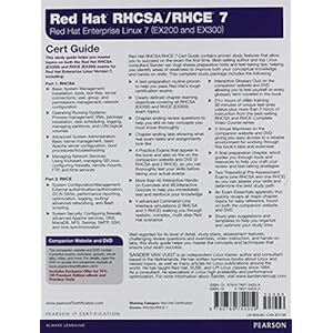 Red Hat RHCSA/RHCE 7 Cert Guide: Red Hat Enterprise Linux 7 (EX200 and EX300) (Certification Guide)