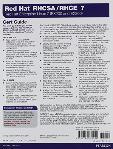 Red Hat RHCSA/RHCE 7 Cert Guide: Red Hat Enterprise Linux 7 (EX200 and ...